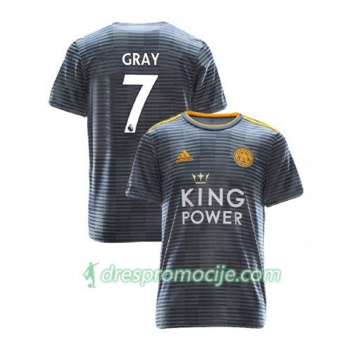 Leicester City Dres Demarai Gray 7 Gostujući 2018/19 Kratkih Rukava Leicester City Dres Demarai Gray 7 Gostujući 2018/19 Kratkih Rukava